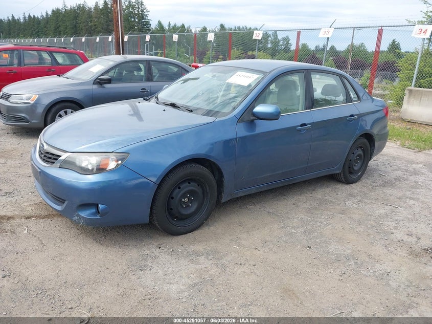 2009 Subaru Impreza VIN JF1GE61699H505643 IAAI salvage auction — NORMAL WEAR, Clear (Washington), sold $600 on 2026-07-08 (photo 2)