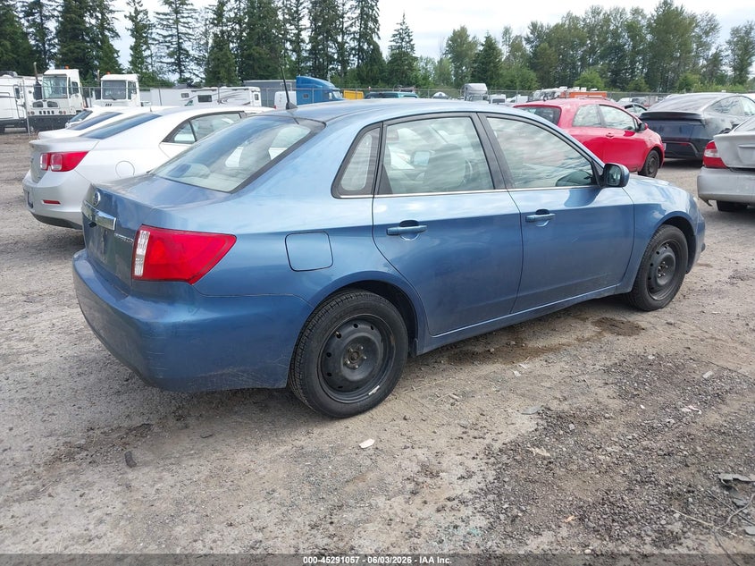 2009 Subaru Impreza VIN JF1GE61699H505643 IAAI salvage auction — NORMAL WEAR, Clear (Washington), sold $600 on 2026-07-08 (photo 4)