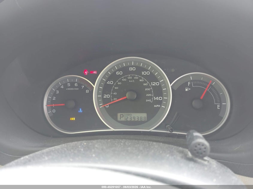2009 Subaru Impreza VIN JF1GE61699H505643 IAAI salvage auction — NORMAL WEAR, Clear (Washington), sold $600 on 2026-07-08 (photo 7)