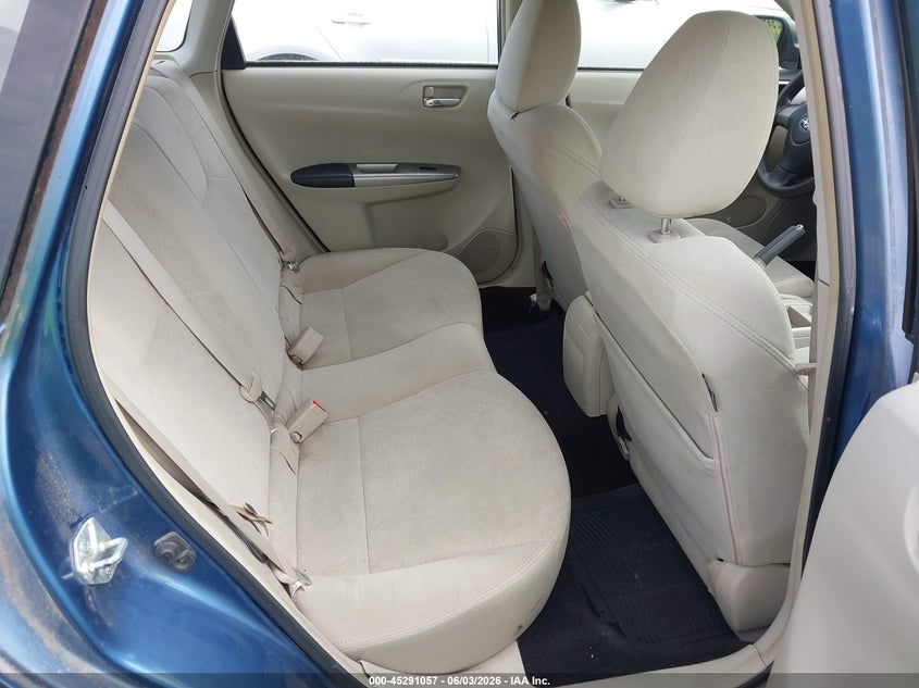 2009 Subaru Impreza VIN JF1GE61699H505643 IAAI salvage auction — NORMAL WEAR, Clear (Washington), sold $600 on 2026-07-08 (photo 8)