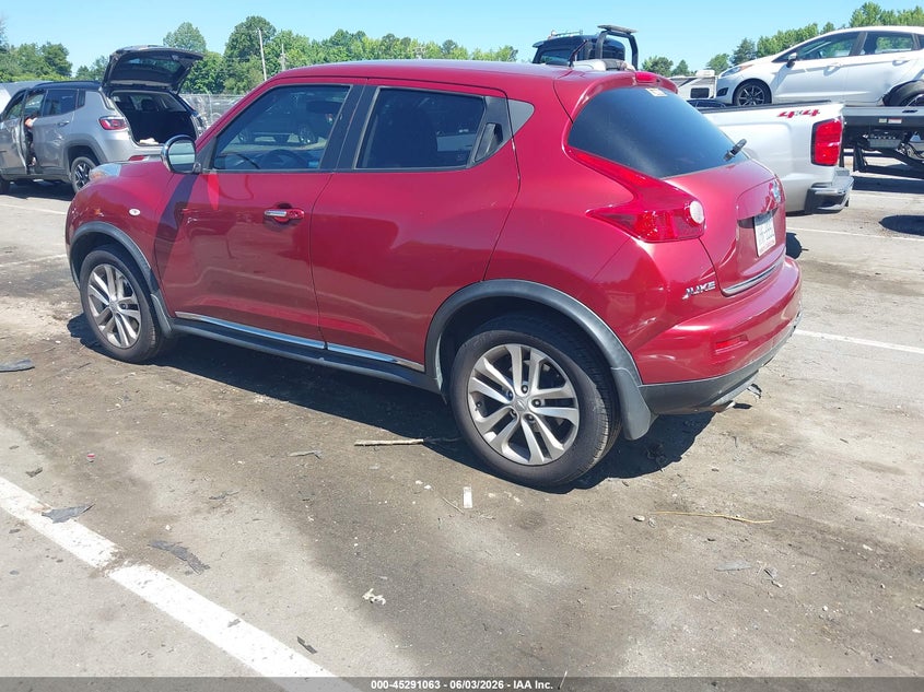 2014 Nissan Juke VIN JN8AF5MR6ET352129 IAAI salvage auction — REAR END, Salvage Title, sold $1,400 on 2026-07-16 (photo 3)