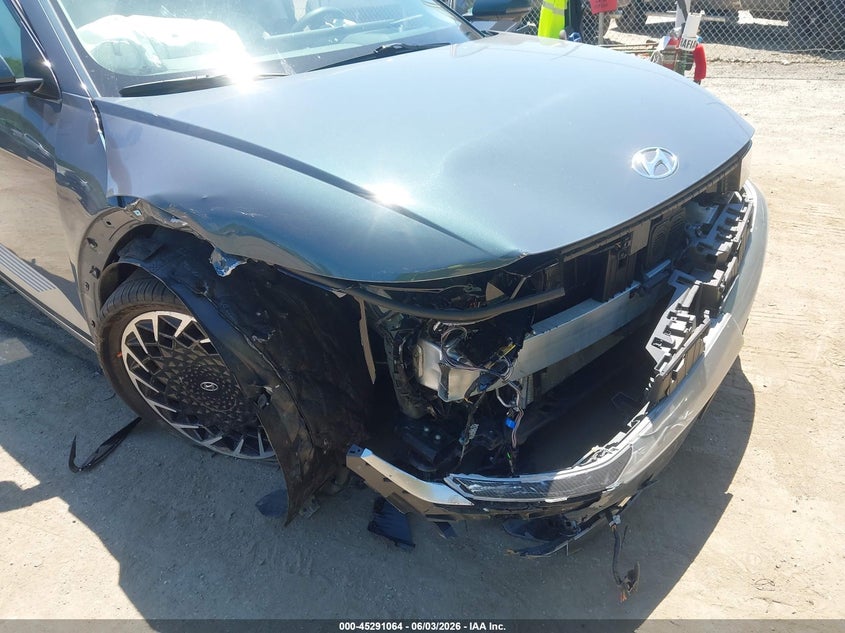2024 Hyundai Ioniq 5 VIN KM8KRDDF1RU297849 IAAI salvage auction — RIGHT FRONT, Salvage Title, sold $9,100 on 2026-08-14 (photo 6)