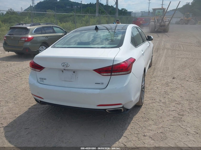 2015 Hyundai Genesis VIN KMHGN4JE9FU018124 IAAI salvage auction — SIDE, Salvage Title, sold $2,850 on 2026-07-24 (photo 4)