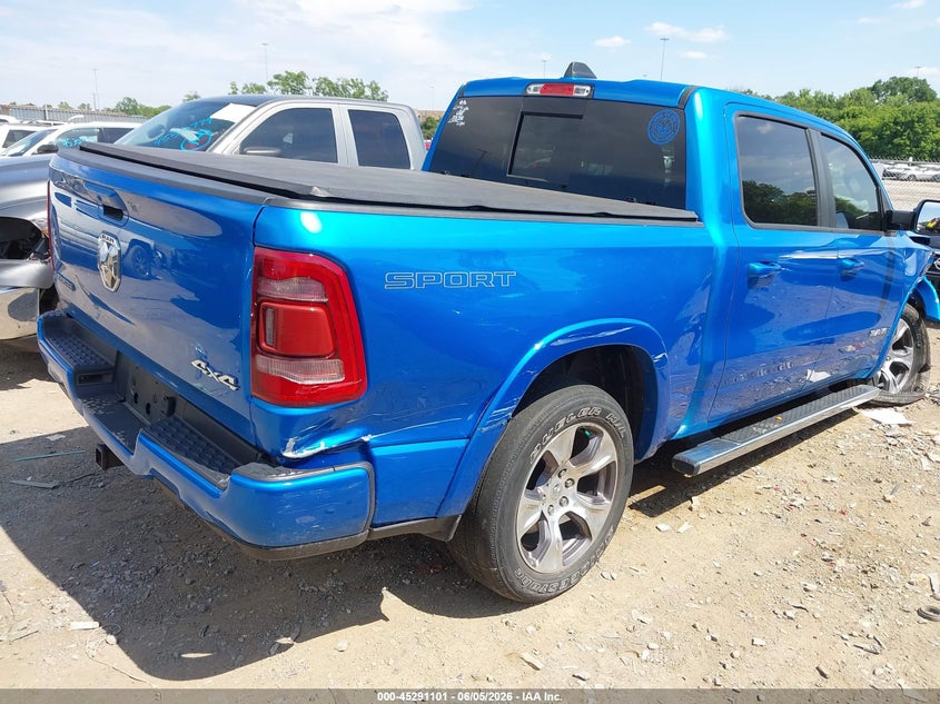 2022 Ram 1500 VIN 1C6SRFJT4NN154769 IAAI salvage auction — FRONT END, Salvage Title, sold $12,200 on 2026-07-11 (photo 4)
