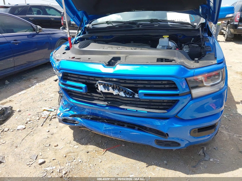 2022 Ram 1500 VIN 1C6SRFJT4NN154769 IAAI salvage auction — FRONT END, Salvage Title, sold $12,200 on 2026-07-11 (photo 6)