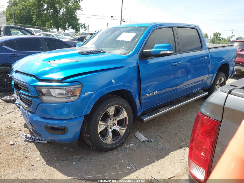 2022 Ram 1500 VIN 1C6SRFJT4NN154769 IAAI salvage auction — FRONT END, Salvage Title, sold $12,200 on 2026-07-11 (photo 2)
