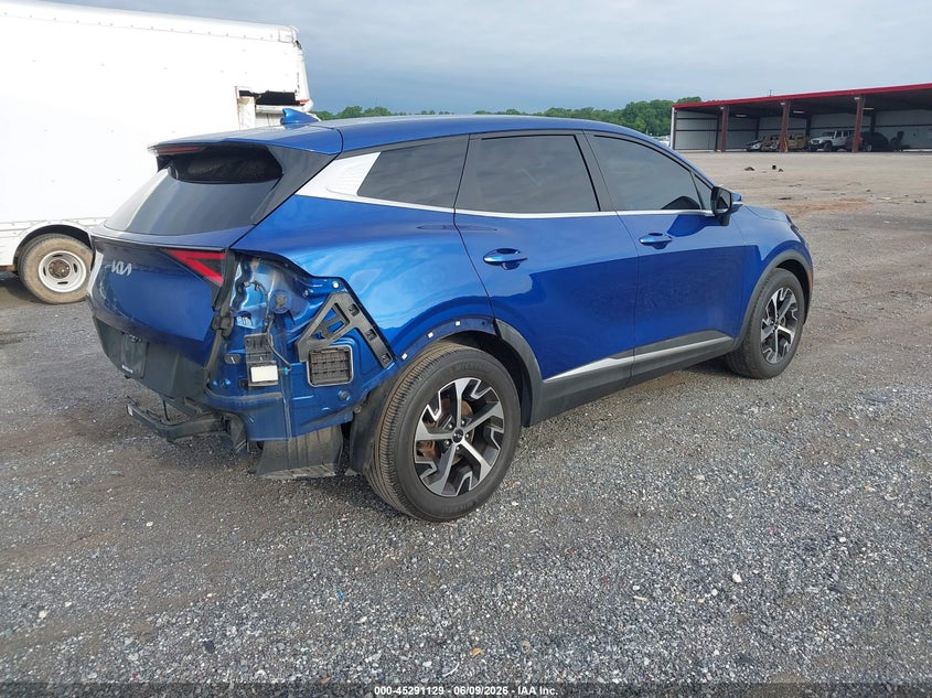 2023 Kia Sportage VIN 5XYK33AF7PG028564 IAAI salvage auction — REAR END, Salvage Title, sold $8,250 on 2026-07-20 (photo 4)