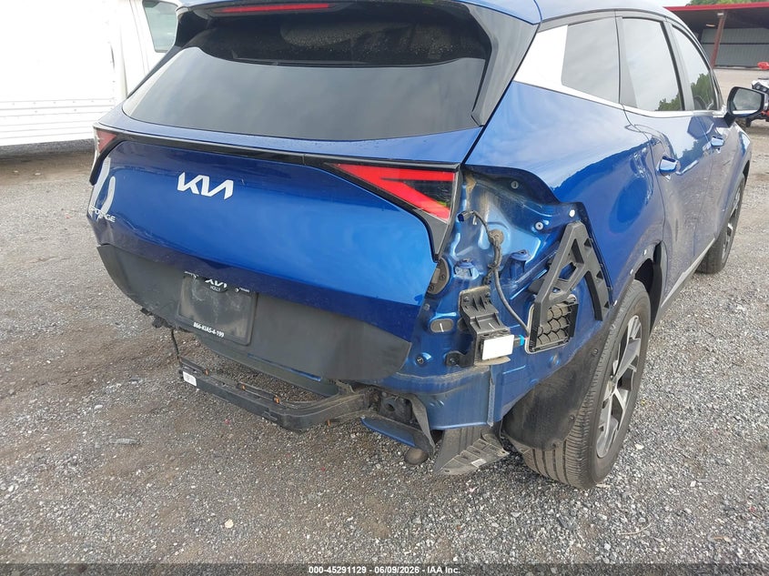 2023 Kia Sportage VIN 5XYK33AF7PG028564 IAAI salvage auction — REAR END, Salvage Title, sold $8,250 on 2026-07-20 (photo 6)