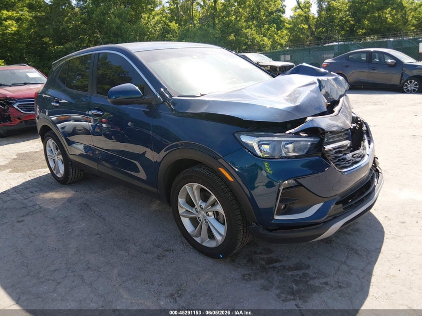 2020 Buick Encore gx VIN KL4MMBS24LB073455 IAAI salvage auction — FRONT END, Salvage Title, sold $1,650 on 2026-08-01 (photo 1)