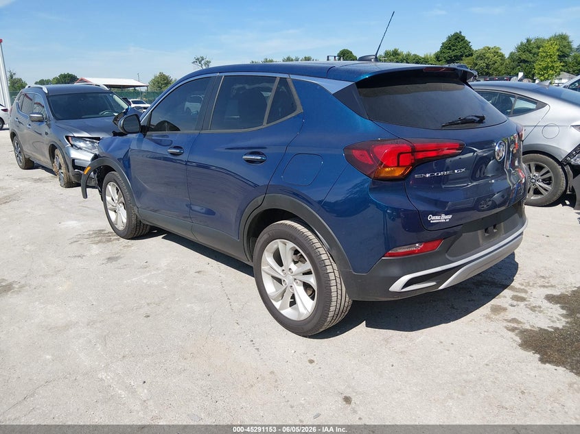 2020 Buick Encore gx VIN KL4MMBS24LB073455 IAAI salvage auction — FRONT END, Salvage Title, sold $1,650 on 2026-08-01 (photo 3)