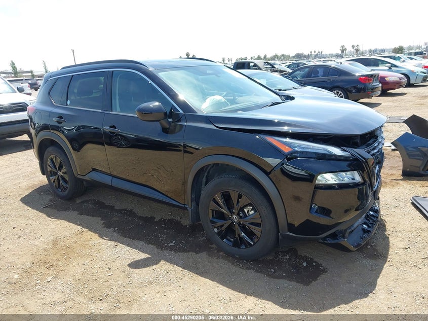 2023 Nissan Rogue VIN JN8BT3BA8PW009578 IAAI salvage auction — FRONT END, Salvage (California), sold $3,050 on 2026-07-29 (photo 1)