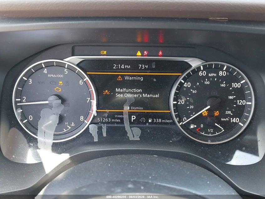 2023 Nissan Rogue VIN JN8BT3BA8PW009578 IAAI salvage auction — FRONT END, Salvage (California), sold $3,050 on 2026-07-29 (photo 7)