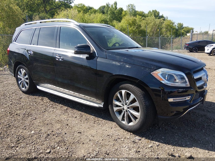 2016 Mercedes-benz Gl-klasse VIN 4JGDF6EE2GA653856 IAAI salvage auction — LEFT REAR, Salvage (Illinois), sold $3,625 on 2026-07-22 (photo 1)