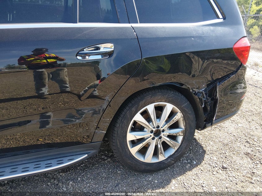 2016 Mercedes-benz Gl-klasse VIN 4JGDF6EE2GA653856 IAAI salvage auction — LEFT REAR, Salvage (Illinois), sold $3,625 on 2026-07-22 (photo 6)