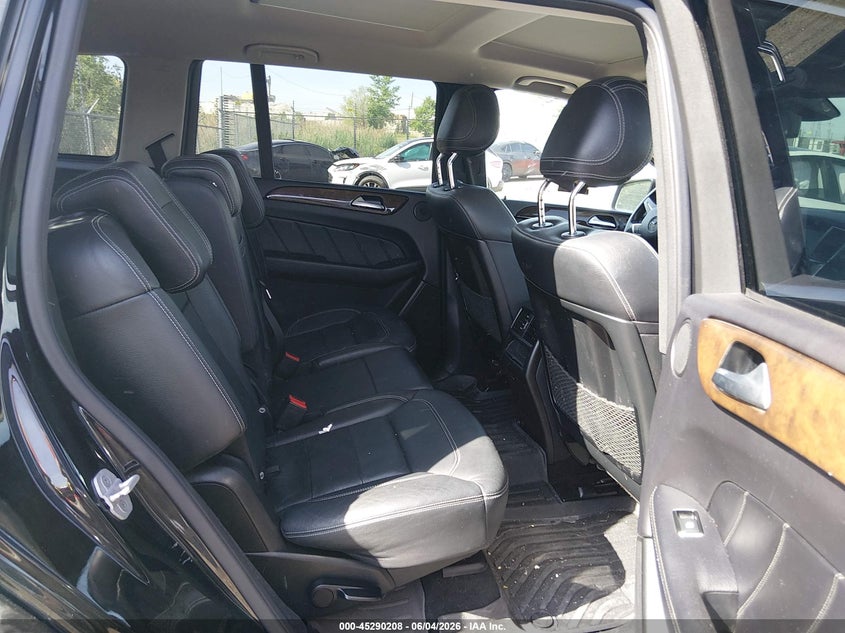 2016 Mercedes-benz Gl-klasse VIN 4JGDF6EE2GA653856 IAAI salvage auction — LEFT REAR, Salvage (Illinois), sold $3,625 on 2026-07-22 (photo 8)