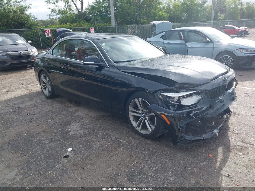 2018 BMW 4er VIN WBA4Z1C5XJEC60897 IAAI salvage auction — FRONT END, Salvage Title, sold $4,350 on 2026-07-17 (photo 1)