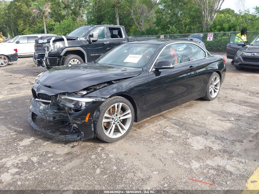 2018 BMW 4er VIN WBA4Z1C5XJEC60897 IAAI salvage auction — FRONT END, Salvage Title, sold $4,350 on 2026-07-17 (photo 2)