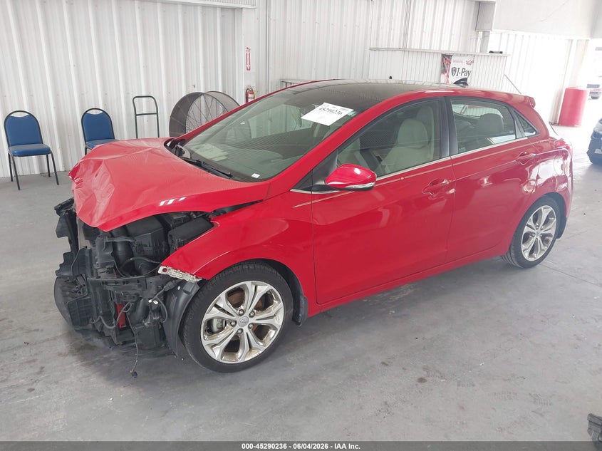 2013 Hyundai Elantra VIN KMHD35LE5DU051033 IAAI salvage auction — FRONT END, Salvage Title, sold $700 on 2026-07-15 (photo 2)