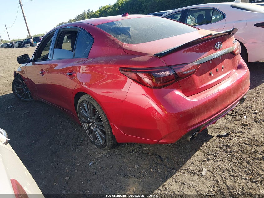 2019 Infiniti Q50 VIN JN1FV7AP7KM760893 IAAI salvage auction — SIDE, Salvage Title, sold $2,900 on 2026-07-31 (photo 3)
