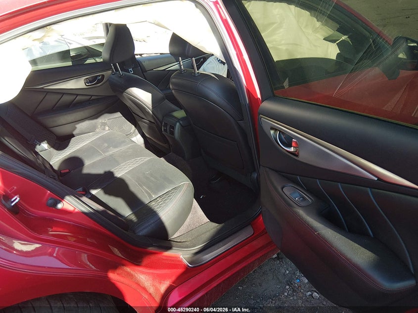 2019 Infiniti Q50 VIN JN1FV7AP7KM760893 IAAI salvage auction — SIDE, Salvage Title, sold $2,900 on 2026-07-31 (photo 8)