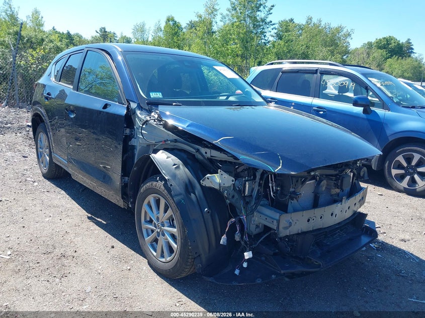 2025 Mazda Cx-5 VIN JM3KFBBL8S0748872 IAAI salvage auction — FRONT END, Salvage (Massachusetts), sold $9,600 on 2026-07-22 (photo 1)