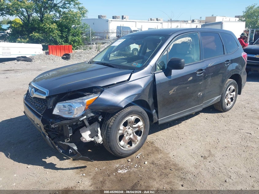 2014 Subaru Forester VIN JF2SJAAC3EG451444 IAAI salvage auction — LEFT FRONT, Salvage Title, sold $475 on 2026-07-24 (photo 2)