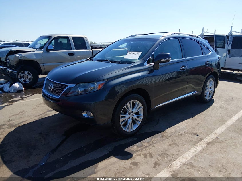 2010 Lexus Rx 450h VIN JTJBC1BA5A2023403 IAAI salvage auction — UNDERCARRIAGE, Salvage (North Carolina), sold $2,250 on 2026-07-08 (photo 2)