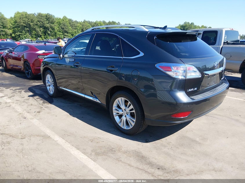 2010 Lexus Rx 450h VIN JTJBC1BA5A2023403 IAAI salvage auction — UNDERCARRIAGE, Salvage (North Carolina), sold $2,250 on 2026-07-08 (photo 3)
