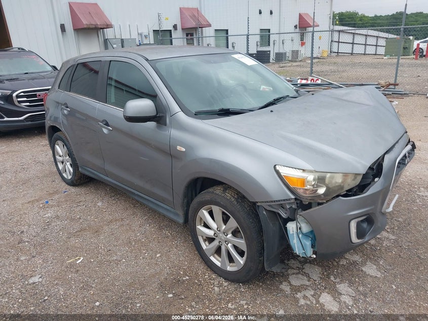 2015 Mitsubishi Outlander VIN 4A4AP4AU4FE008762 IAAI salvage auction — FRONT END, Wait Title, sold $1,200 on 2026-09-28 (photo 1)