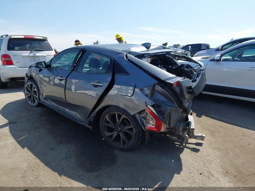 2018 Honda Civic VIN SHHFK7H40JU413669 IAAI salvage auction — LEFT & RIGHT, Salvage Title, sold $2,475 on 2026-07-15 (photo 3)