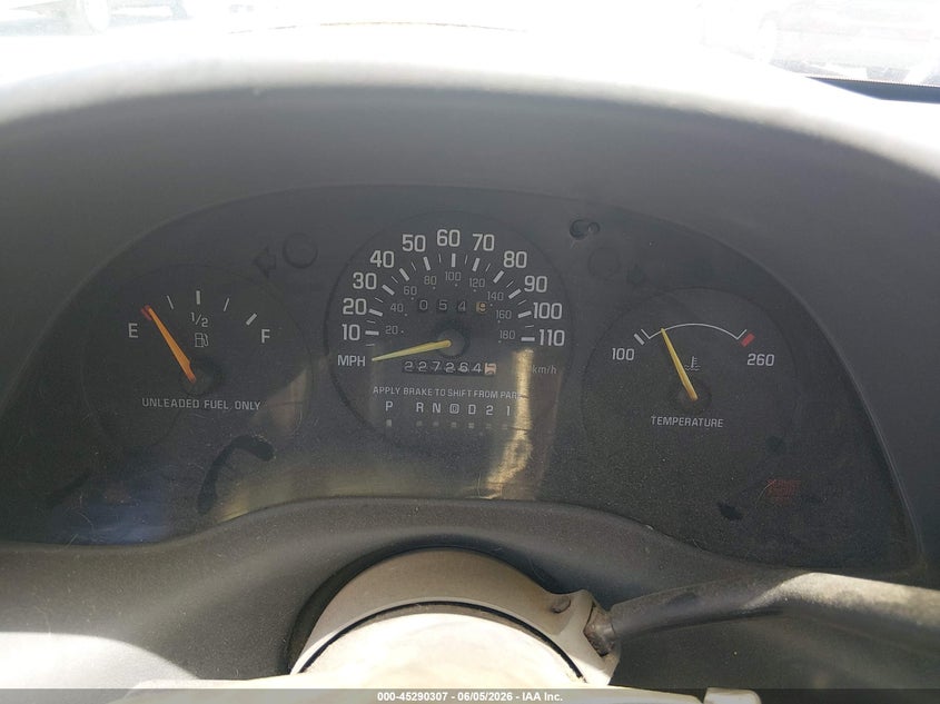 1998 Chevrolet Lumina VIN 2G1WL52M0W1103794 IAAI salvage auction — LEFT FRONT, Clear (Arkansas), sold $100 on 2026-07-08 (photo 7)