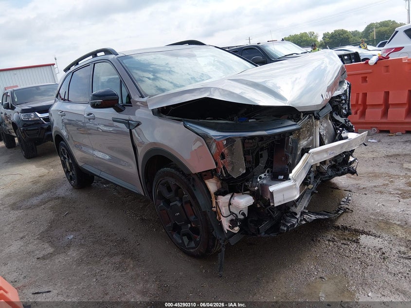 2024 Kia Sorento VIN 5XYRHDJF5RG297316 IAAI salvage auction — FRONT END, Salvage (Texas), sold $5,700 on 2026-08-29 (photo 1)