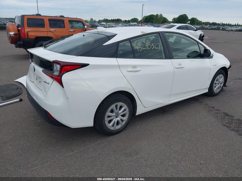 2021 Toyota Prius VIN JTDKAMFU6M3145670 IAAI salvage auction — FRONT END, Salvage (Minnesota), sold $6,000 on 2026-07-27 (photo 4)