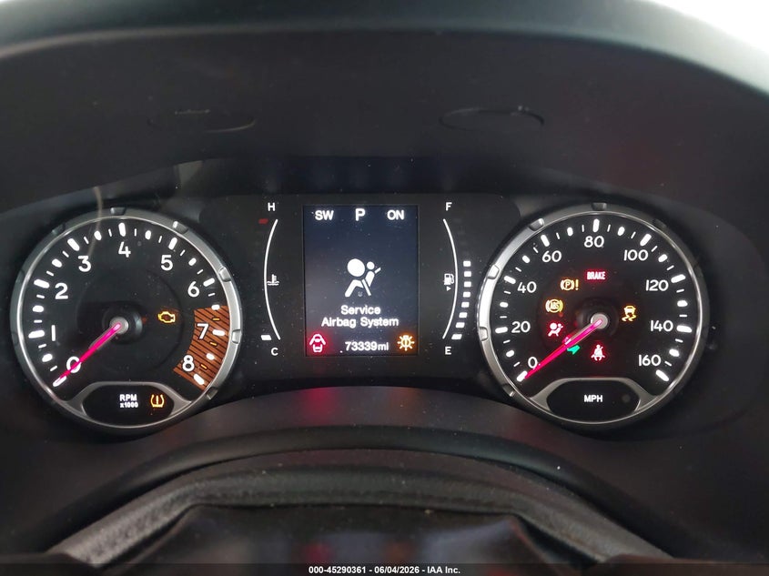 2020 Jeep Renegade VIN ZACNJBAB7LPL24184 IAAI salvage auction — RIGHT FRONT, Salvage Title, sold $875 on 2026-07-22 (photo 7)