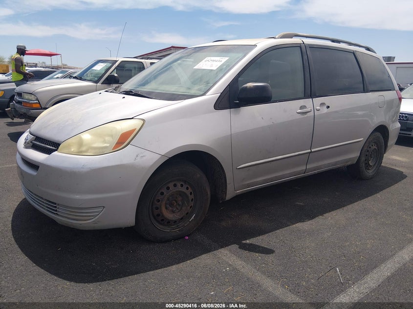 2004 Toyota Sienna VIN 5TDZA23CX4S033337 IAAI salvage auction — NORMAL WEAR, Clear (Arizona), sold $350 on 2026-07-24 (photo 2)