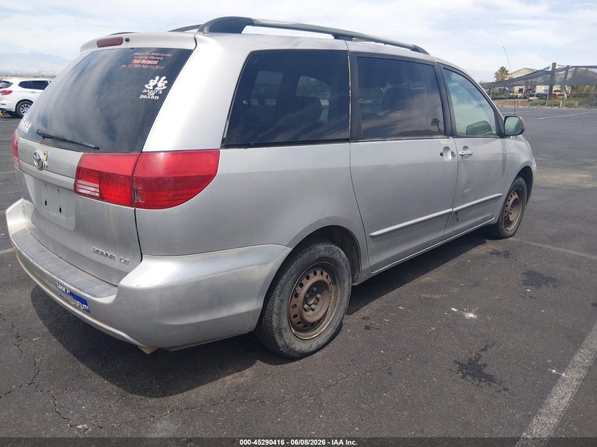 2004 Toyota Sienna VIN 5TDZA23CX4S033337 IAAI salvage auction — NORMAL WEAR, Clear (Arizona), sold $350 on 2026-07-24 (photo 4)