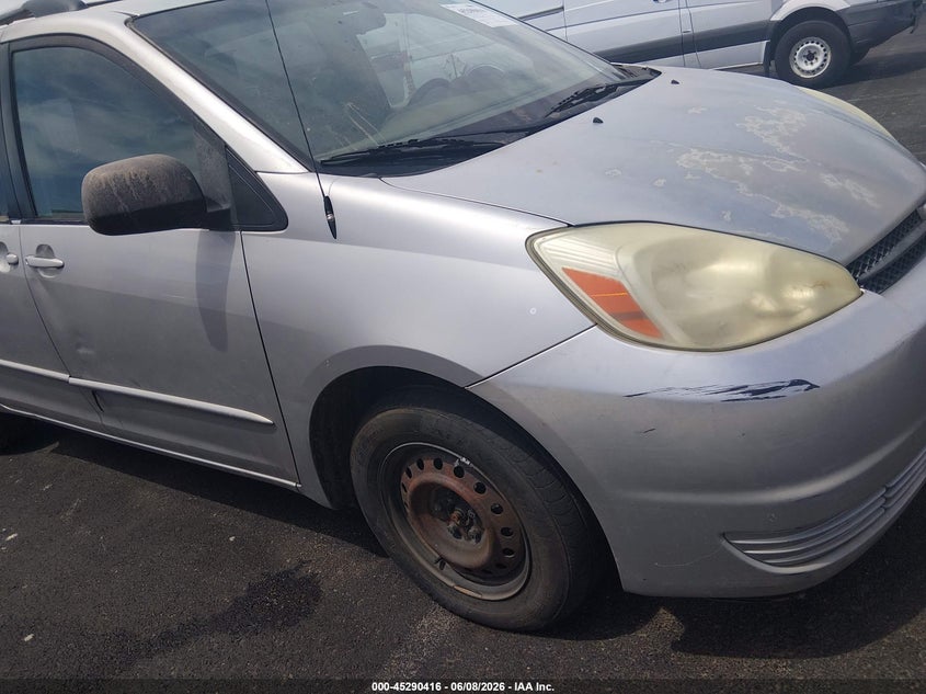 2004 Toyota Sienna VIN 5TDZA23CX4S033337 IAAI salvage auction — NORMAL WEAR, Clear (Arizona), sold $350 on 2026-07-24 (photo 6)