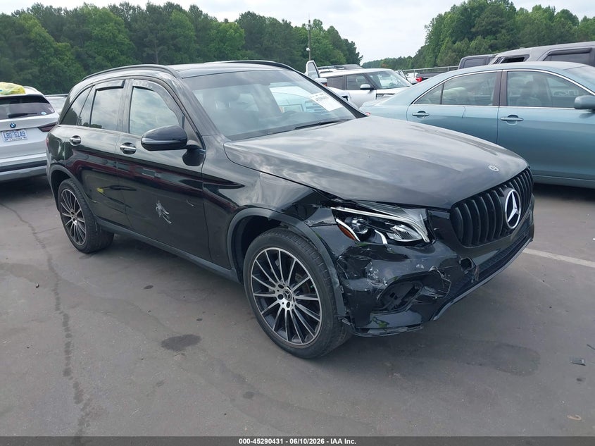 2018 Mercedes-benz Glc VIN WDC0G4JB7JV057894 IAAI salvage auction — RIGHT FRONT, Salvage Title, sold $4,950 on 2026-07-29 (photo 1)