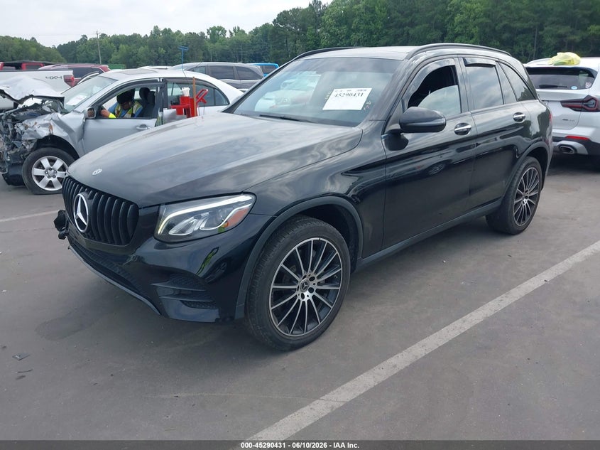 2018 Mercedes-benz Glc VIN WDC0G4JB7JV057894 IAAI salvage auction — RIGHT FRONT, Salvage Title, sold $4,950 on 2026-07-29 (photo 2)