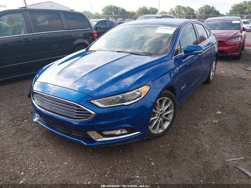 2017 Ford Fusion VIN 3FA6P0SU2HR209604 IAAI salvage auction — RIGHT FRONT, Clear (Indiana), sold $2,100 on 2026-07-19 (photo 2)