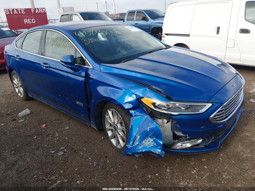 2017 Ford Fusion VIN 3FA6P0SU2HR209604 IAAI salvage auction — RIGHT FRONT, Clear (Indiana), sold $2,100 on 2026-07-19 (photo 6)