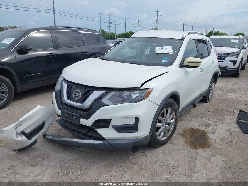 2017 Nissan Rogue VIN KNMAT2MT6HP586640 IAAI salvage auction — RIGHT SIDE, Salvage (Texas), sold $675 on 2026-07-29 (photo 2)