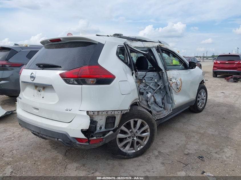 2017 Nissan Rogue VIN KNMAT2MT6HP586640 IAAI salvage auction — RIGHT SIDE, Salvage (Texas), sold $675 on 2026-07-29 (photo 4)