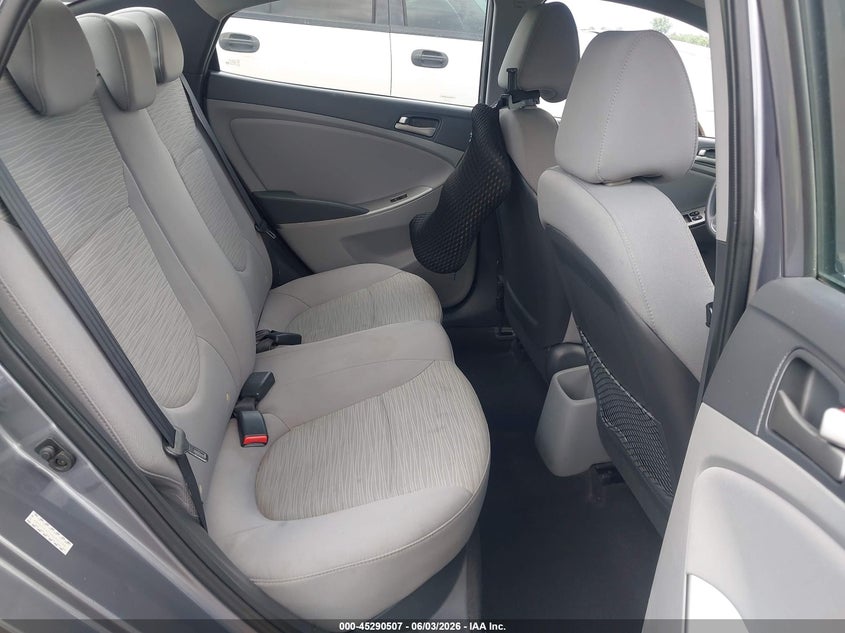 2017 Hyundai Accent VIN KMHCT4AE7HU252298 IAAI salvage auction — REAR END, Salvage Title, sold $600 on 2026-07-21 (photo 8)