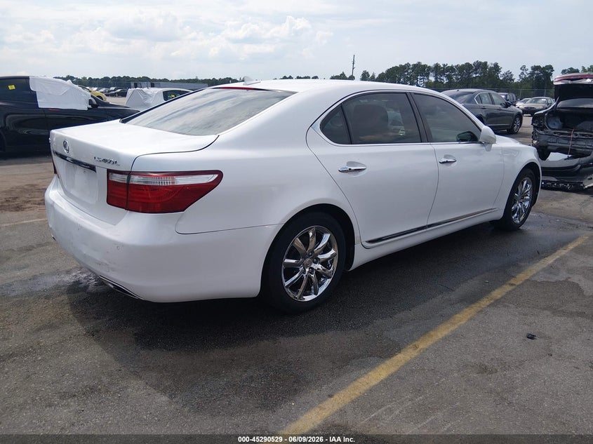 2007 Lexus Ls VIN JTHGL46F075013240 IAAI salvage auction — REAR END, Salvage (South Carolina), sold $3,000 on 2026-07-14 (photo 4)