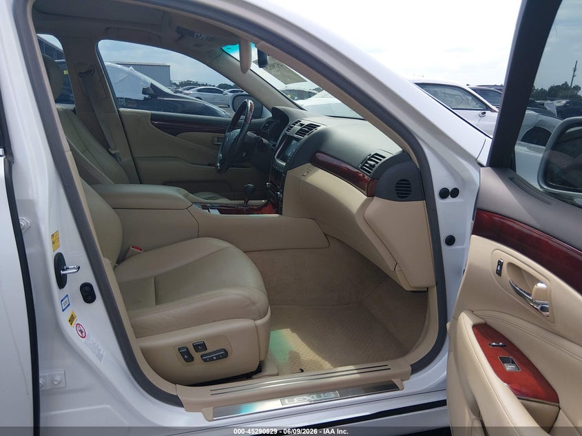 2007 Lexus Ls VIN JTHGL46F075013240 IAAI salvage auction — REAR END, Salvage (South Carolina), sold $3,000 on 2026-07-14 (photo 5)