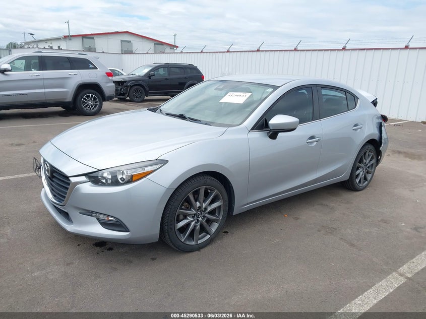 2018 Mazda 3 VIN 3MZBN1V37JM198882 IAAI salvage auction — REAR END, Salvage Title, sold $1,700 on 2026-07-09 (photo 2)