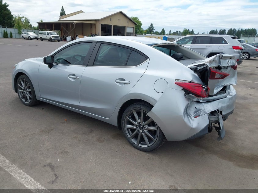 2018 Mazda 3 VIN 3MZBN1V37JM198882 IAAI salvage auction — REAR END, Salvage Title, sold $1,700 on 2026-07-09 (photo 3)