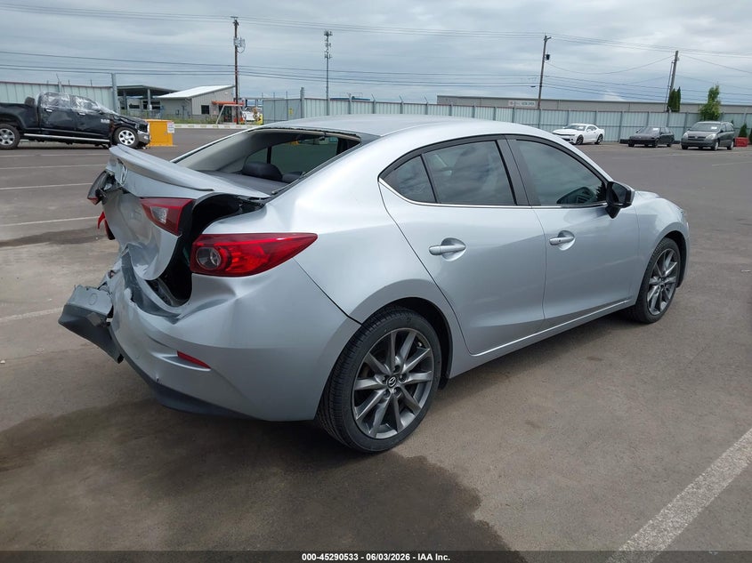 2018 Mazda 3 VIN 3MZBN1V37JM198882 IAAI salvage auction — REAR END, Salvage Title, sold $1,700 on 2026-07-09 (photo 4)