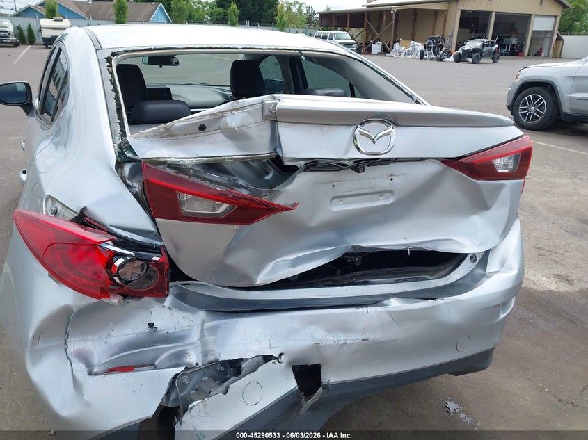 2018 Mazda 3 VIN 3MZBN1V37JM198882 IAAI salvage auction — REAR END, Salvage Title, sold $1,700 on 2026-07-09 (photo 6)